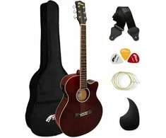 Tiger ACG4-RD Akustinė elektrinė gitara, raudona