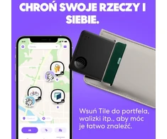 Tile Slim Bluetooth vietos nustatymo žymeklis su Life360, IP68, 105 m veikimo nuotoliu, T2101N