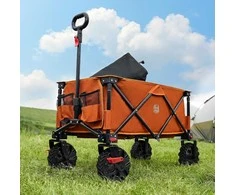 TIMBER RIDGE sulankstomas transportavimo vežimėlis su dideliais ratais, 100 kg maksimali apkrova, EU-TR-21727