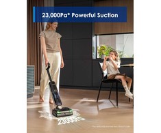 Tineco sausas-šlapias dulkių siurblys grindims, 23 kPa siurbimo galia, 450 W, HEPA filtras, S9 Master
