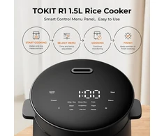 TOKIT mini ryžių viryklė 1,5 l, 350 W, 9 programos, TK-RICECOOKER-EU