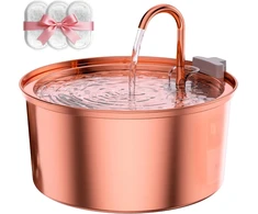 tomxcute nerūdijančio plieno geriamojo vandens fontanas katėms 3,2 l PET-HQ000S-EC