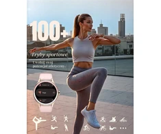 TOOBUR išmanusis laikrodis moterims su Bluetooth skambučiais ir 100 sporto režimų, DR06