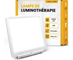 Top Life šviesos terapijos lempa LED 10000 lx su USB maitinimu B09NNJQTWJ