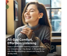 TOZO atvirų ausų belaidės Bluetooth 5.4 ausinės su adaptyviu triukšmo slopinimu T13064