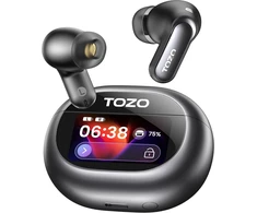 TOZO belaidės ausinės su Bluetooth 5.4, ANC, LDAC, 80h grojimu, NC20 Pro