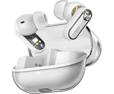 TOZO belaidės į ausis įdedamos ausinės Crystal Pods Bluetooth 5.4 su hibridiniu ANC T11147