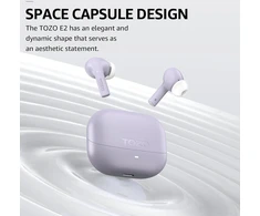 TOZO belaidės į ausis įstatomos Bluetooth 5.3 ausinės su ANC, 10 mm, 30 h, E2