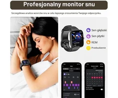 TOZO išmanusis laikrodis S7 su 1,85 col. AMOLED ekranu, Bluetooth skambučiais ir IP68