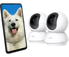 TP-Link Tapo vidaus Wi-Fi kamerų rinkinys C200P2, 1080p, pasukamas 360°, 2 vnt.