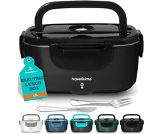 TRAVELISIMO elektrinė pietų dėžutė 1,5 l, 100 W, 220 V / 12 V / 24 V