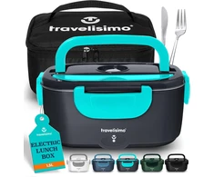 TRAVELISIMO elektrinė pietų dėžutė 1,5 l, 100 W, 220 V/12 V/24 V