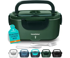 TRAVELISIMO elektrinė pietų dėžutė 1,5 l, 100 W, 12 V/24 V/220 V