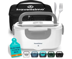 TRAVELISIMO elektrinė pietų dėžutė 1,5 l, 100 W, 220 V/12 V/24 V