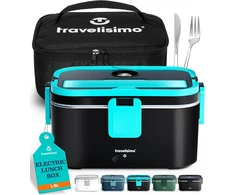 TRAVELISIMO elektrinė pietų dėžutė 1,8 l, 100 W, 220 V/12 V/24 V