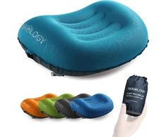 Trekology pripučiama kelioninė pagalvė, ulralengva, kompaktiška, ergonomiška ALUFT 2.0