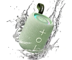 Tribit nešiojamasis Bluetooth garsiakalbis StormBox Mini+ 12 W, IPX7, žalias, BTS33