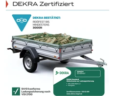 TRIBURG priekabos krovinio tvirtinimo tinklas 1.5 x 2.5 m su įtempimo virvele AN-1.5x2.5