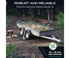 TRIBURG priekabos krovinio tvirtinimo tinklas 3 x 4 m su 12 elastinių kablių AN-B-EH-3x4