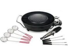 Tristar korėjietiškas Hot Puodas elektrinis grilis su fondiu 3 l, 1800 W, PZ-9131