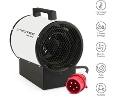 TROTEC elektrinis statybinis šildytuvas TDS 30 R, 5 kW, 580 m³/h