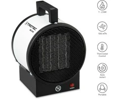TROTEC keramikinis oro šildytuvas 2 kW, 2 šildymo lygiai, TDS 10 M