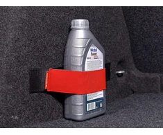 TrunkExpert bagažinės tvirtinimo dirželiai su lipniu užsegimu, 30 cm, 2 vnt., ARZ30_RED