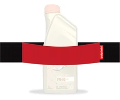 TrunkExpert bagažinės tvirtinimo dirželiai su lipniu užsegimu, 30 cm, 2 vnt., ARZ30_RED