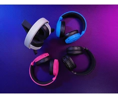 Trust Gaming GXT 498 Forta laidinės PS5 žaidimų ausinės su mikrofonu, 50 mm, rožinės, 25557