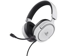 Trust Gaming GXT 498W Forta laidinės PS5 žaidimų ausinės su nuimamu mikrofonu, 50 mm