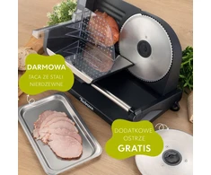 Twinzee elektrinė pjaustyklė, 150 W, reguliuojamas storis 1–15 mm, nerūdijančio plieno korpusas