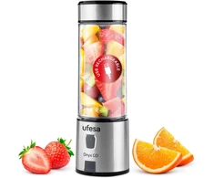 Ufesa nešiojamasis trintuvas Onyx Go! 400 ml, 20 W, įkraunamas per Micro USB, 70205259
