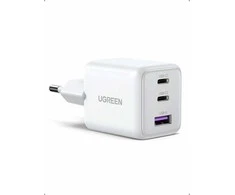UGREEN 30 W GaN II 3 prievadų USB-C ir USB-A sieninis įkroviklis, baltas, 85328