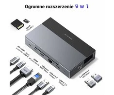UGREEN 9in1 USB-C dokinė stotelė Steam Deck/ROG Ally su 4K60 HDMI, 100W PD ir LAN