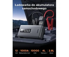 UGREEN automobilinis paleidimo įrenginys su oro kompresoriumi 10000 mAh 1000 A ES703