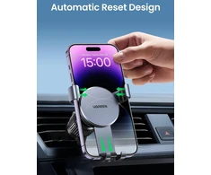 UGREEN automobilinis telefono laikiklis ventiliacijos grotelėms, 4.7–7,2 col., 360°, 15223