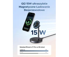UGREEN belaidė įkrovimo stotelė Qi2 15 W 2 viename su MagSafe W710