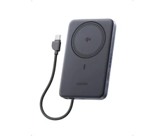 UGREEN MagFlow Air magnetinis belaidis powerbankas 10000 mAh Qi2 15 W su USB-C laidu PB570