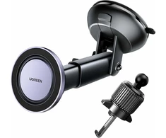 UGREEN magnetinis MagSafe automobilinis telefono laikiklis 2‑in‑1, mėlynas, 25704
