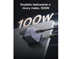 UGREEN Nexode Air USB-C tinklo įkroviklis 100 W su 1 m USB-C laidu, X880