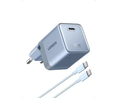UGREEN Nexode Air USB-C tinklo įkroviklis 65 W, 1 prievadas, mėlynas, X860