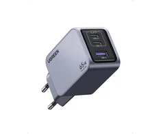 UGREEN Nexode Pro GaN tinklo įkroviklis 65 W su 2 USB-C ir USB-A jungtimis, 25261