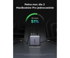 UGREEN Nexode tinklo įkroviklis 200 W su 4 USB jungtimis ir PD 3.1 140 W X764