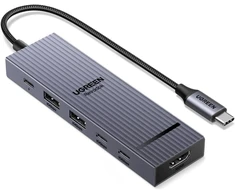 UGREEN Revodok 106 USB-C šakotuvas su HDMI 4K 60 Hz, 10 Gb/s ir PD 100 W AMUH12H