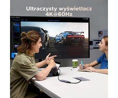 UGREEN Revodok 106 USB-C šakotuvas su HDMI 4K 60 Hz, 10 Gb/s ir PD 100 W AMUH12H