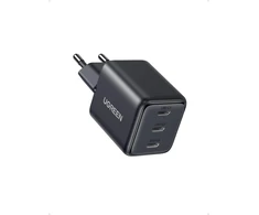 UGREEN tinklo įkroviklis USB-C 30 W su 3 USB-C prievadais, GaN, 85075
