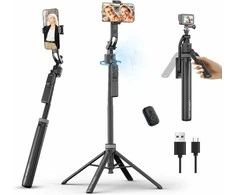 Ulanzi TT23 165 cm išmanusis trikojis su 360° veido sekimu ir Bluetooth nuotolinio valdymo pultu