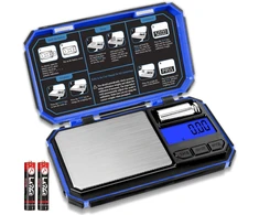UNIWEIGH kišeninės skaitmeninės svarstyklės 200 g, 0,01 g, LCD, P2-200-Bl