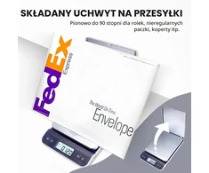 UNIWEIGH siuntų svarstyklės iki 39 kg su taros ir svorio fiksavimo funkcijomis UW-QP-S7-Mėlyna