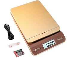 UNIWEIGH skaitmeninės pašto svarstyklės iki 40 kg, 5 g tikslumo, UW-QP-S7-Gold
